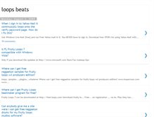 Tablet Screenshot of loops-beats.blogspot.com