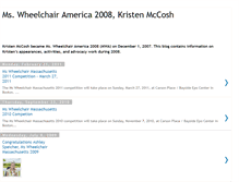 Tablet Screenshot of mswheelchairamerica08.blogspot.com