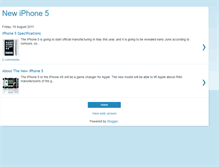 Tablet Screenshot of iphone5releaseinfo.blogspot.com