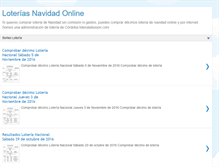 Tablet Screenshot of loteriasnavidad.blogspot.com