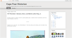 Desktop Screenshot of capefearhistorian.blogspot.com