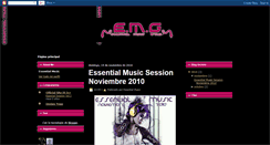 Desktop Screenshot of essentialmusicgroup.blogspot.com