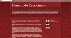 Desktop Screenshot of demolindoraciocinios.blogspot.com