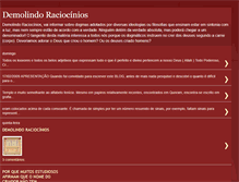 Tablet Screenshot of demolindoraciocinios.blogspot.com