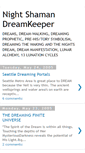 Mobile Screenshot of nightshamandreamkeeper.blogspot.com