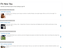 Tablet Screenshot of fitnewyou.blogspot.com