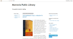 Desktop Screenshot of monroviapubliclibrary.blogspot.com