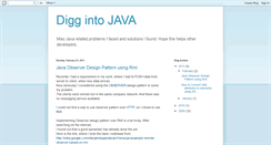 Desktop Screenshot of diggintojava.blogspot.com