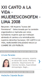 Mobile Screenshot of mujeresiconofem-cv-2008.blogspot.com