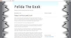 Desktop Screenshot of felidathegeek.blogspot.com