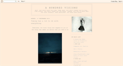 Desktop Screenshot of ahundredvisions-jenni.blogspot.com