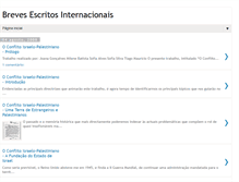 Tablet Screenshot of brevesescritosinternacionais.blogspot.com