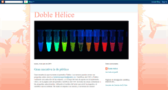 Desktop Screenshot of dobleehelice.blogspot.com