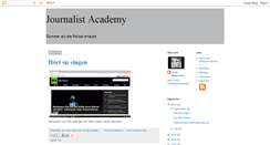 Desktop Screenshot of journalist-academy.blogspot.com