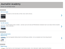 Tablet Screenshot of journalist-academy.blogspot.com