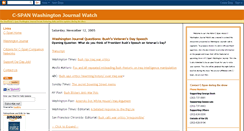 Desktop Screenshot of c-spanjournal.blogspot.com