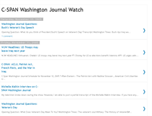 Tablet Screenshot of c-spanjournal.blogspot.com