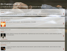 Tablet Screenshot of encuerpoyalma.blogspot.com