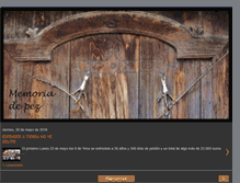 Tablet Screenshot of memoriadepez-anonimo.blogspot.com