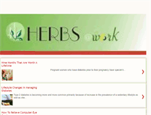 Tablet Screenshot of herbsatwork.blogspot.com