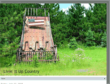 Tablet Screenshot of livingitupcountry.blogspot.com