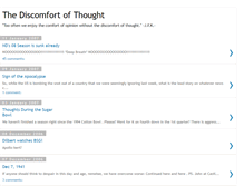 Tablet Screenshot of discomfortofthought.blogspot.com