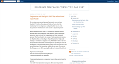 Desktop Screenshot of diocesanchaplains.blogspot.com