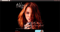 Desktop Screenshot of miley-cyruspt.blogspot.com