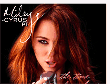 Tablet Screenshot of miley-cyruspt.blogspot.com