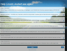 Tablet Screenshot of lincolnjoubert.blogspot.com