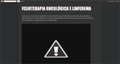 Desktop Screenshot of fisioterapiaoncologicaelinfedema.blogspot.com