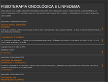 Tablet Screenshot of fisioterapiaoncologicaelinfedema.blogspot.com