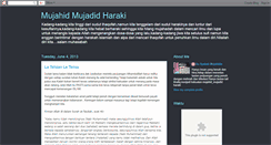 Desktop Screenshot of harakimujahid.blogspot.com