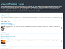 Tablet Screenshot of harakimujahid.blogspot.com