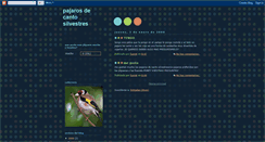 Desktop Screenshot of pajarosdecanto.blogspot.com