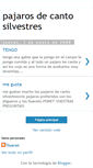 Mobile Screenshot of pajarosdecanto.blogspot.com