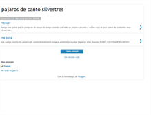 Tablet Screenshot of pajarosdecanto.blogspot.com