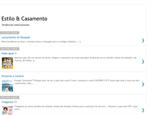 Tablet Screenshot of estilo-e-casamento.blogspot.com