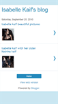 Mobile Screenshot of isabelle-kaif.blogspot.com