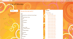 Desktop Screenshot of list-of-all-movies.blogspot.com