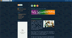 Desktop Screenshot of folklatinoamericano.blogspot.com