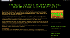 Desktop Screenshot of nuggets1rumors.blogspot.com