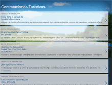 Tablet Screenshot of contratacionesturisticas.blogspot.com