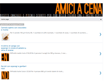 Tablet Screenshot of amiciacena.blogspot.com