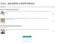 Tablet Screenshot of clicaquedepoisagenteexplica.blogspot.com