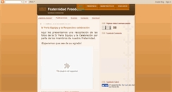 Desktop Screenshot of fraternidadfreedombc.blogspot.com