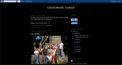 Desktop Screenshot of cousinade-cabus.blogspot.com