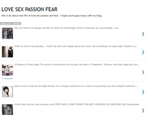 Tablet Screenshot of lovesexpassionfear.blogspot.com