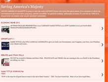 Tablet Screenshot of madamepresident2012.blogspot.com