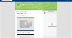 Desktop Screenshot of gatitosentejado.blogspot.com
